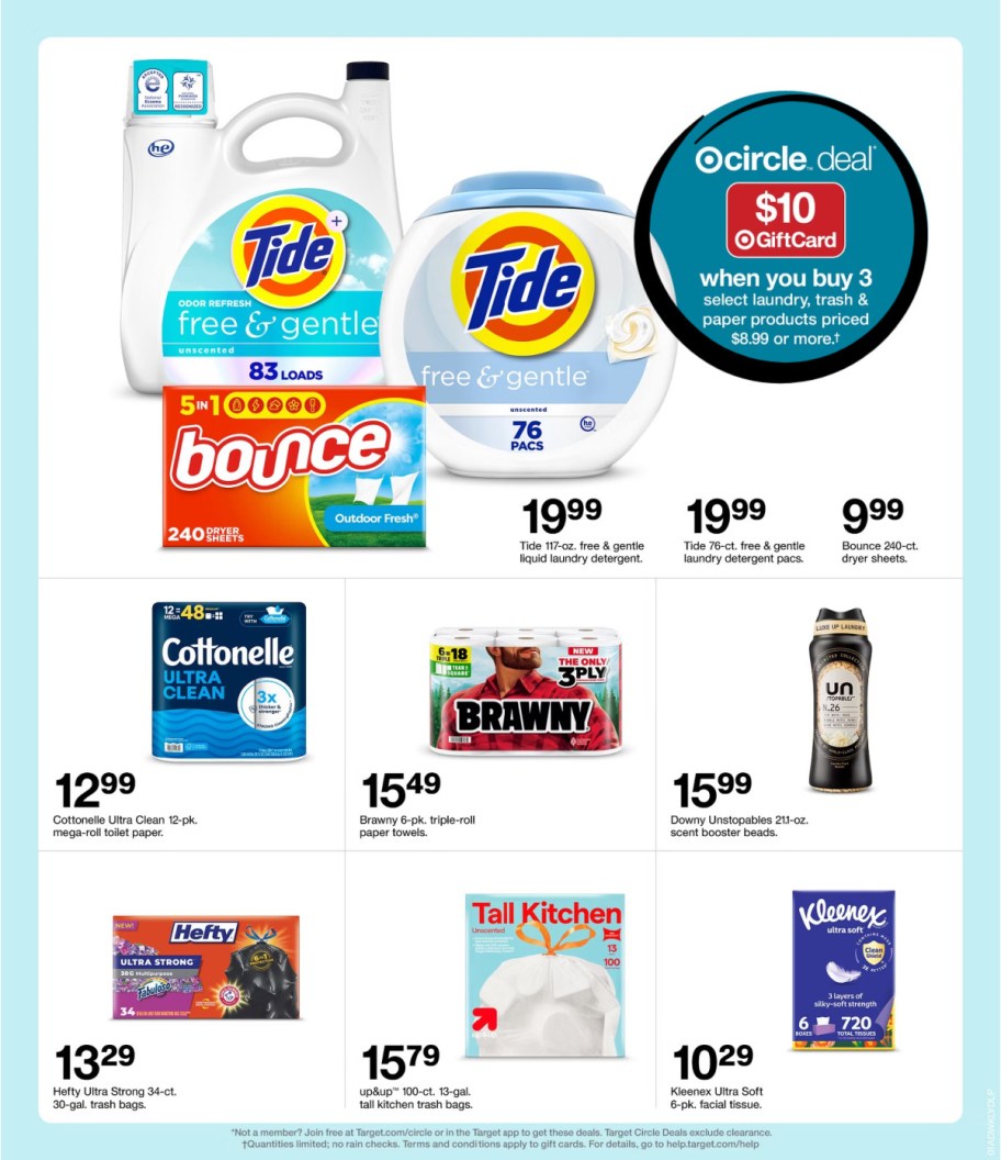 page from Target ad