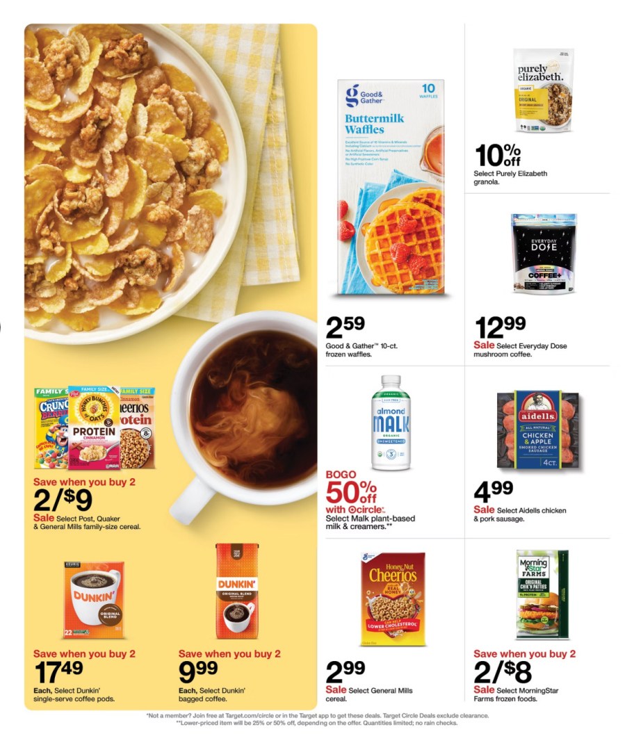 page from Target ad
