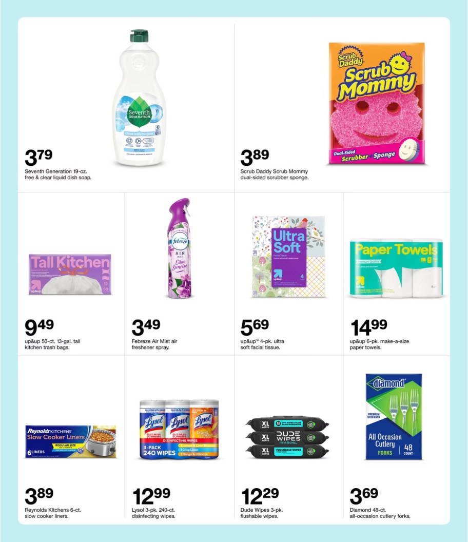 page from Target ad