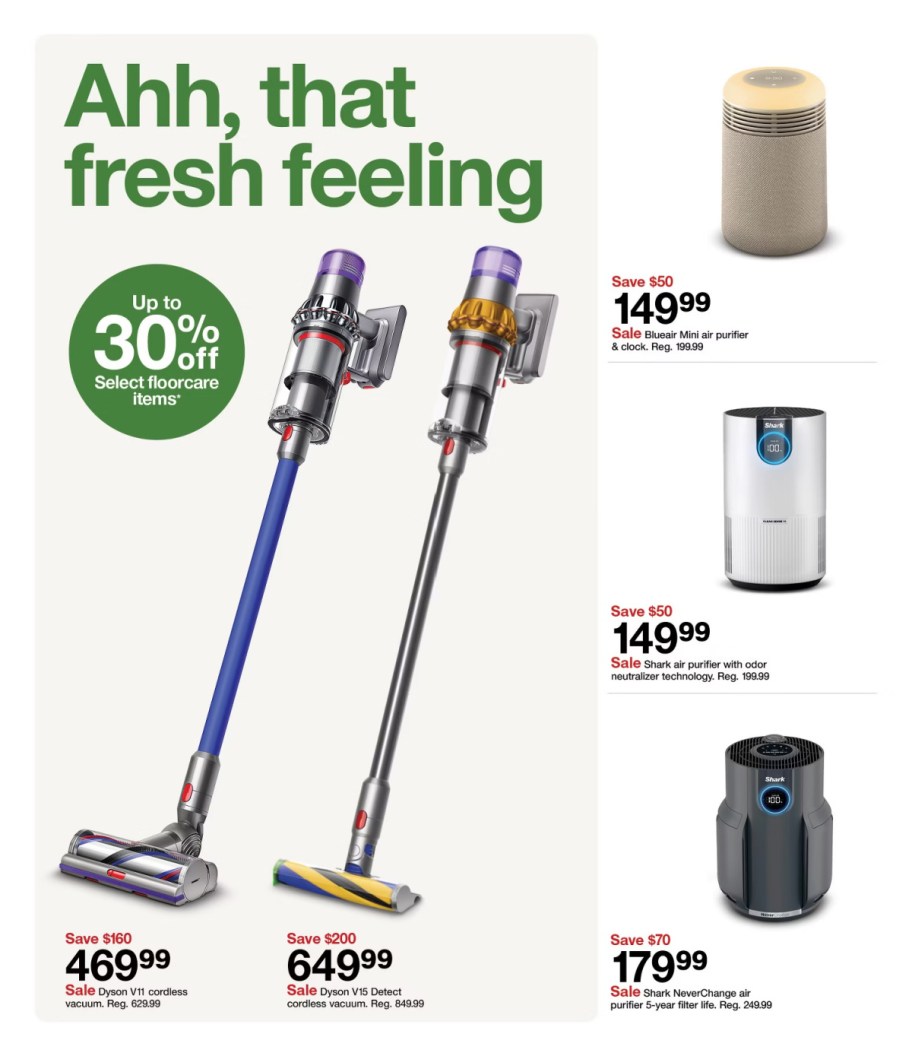 page from Target ad