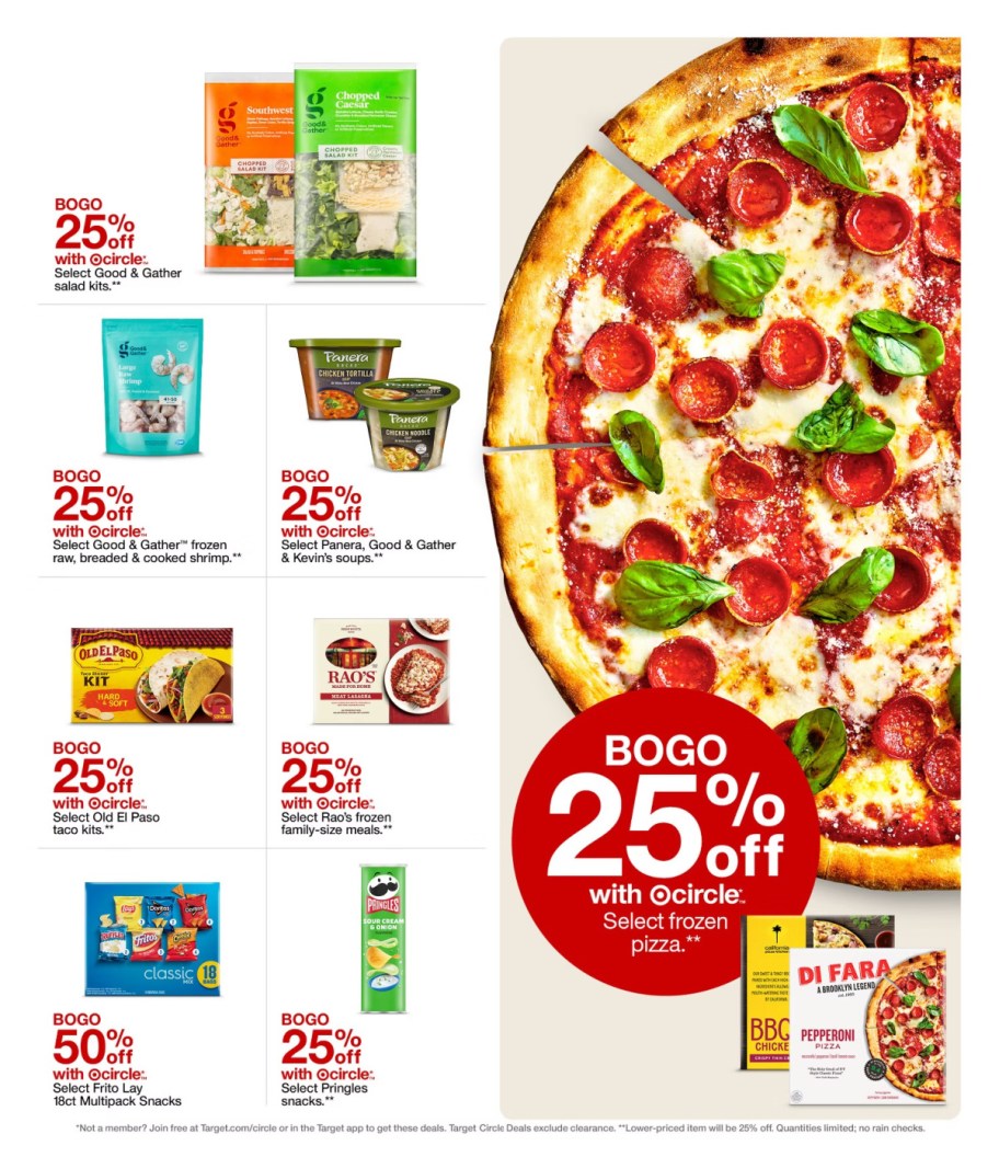 page from Target ad