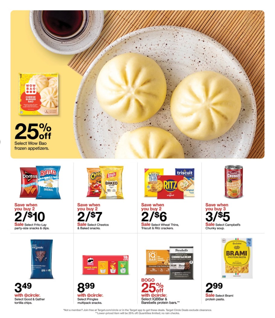 page from Target ad