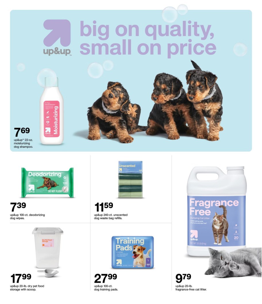 page from Target ad