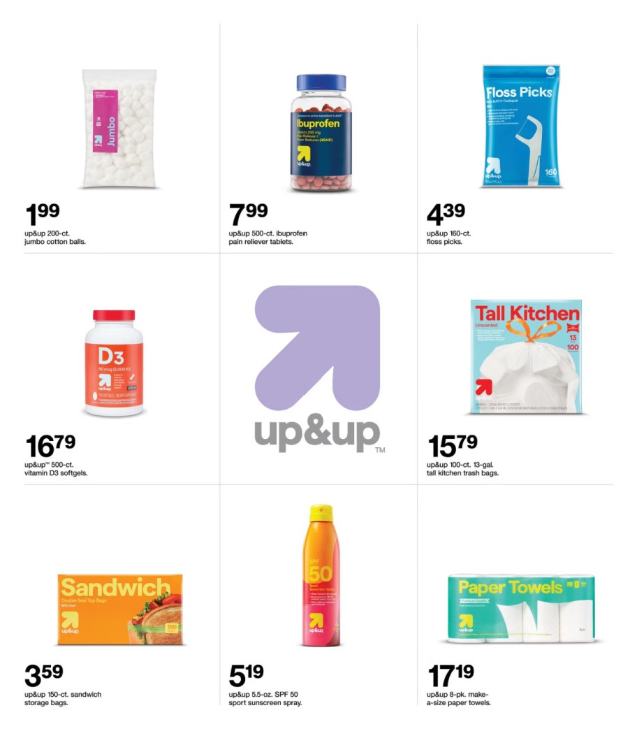 page from Target ad