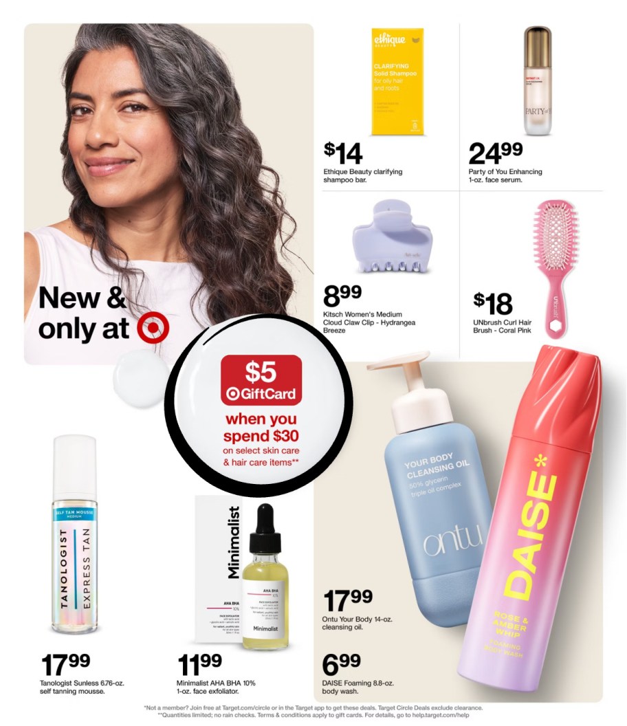page from Target ad