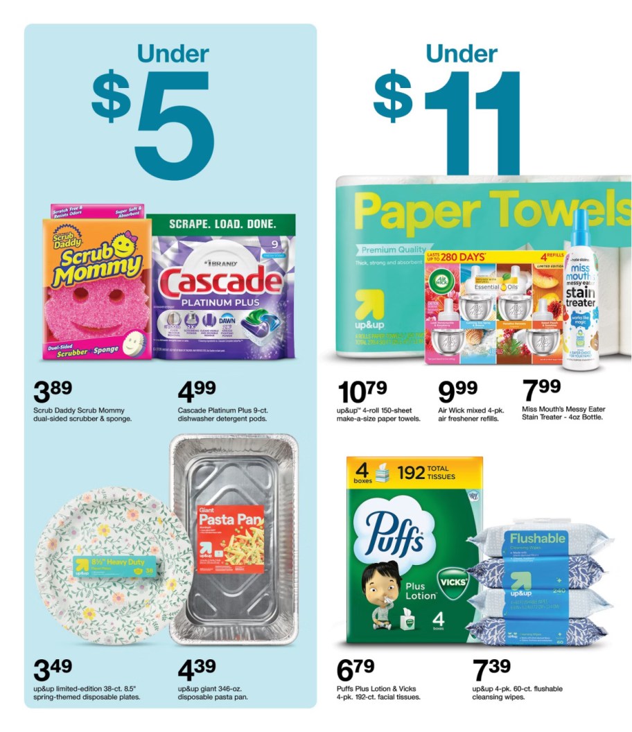 page from Target ad