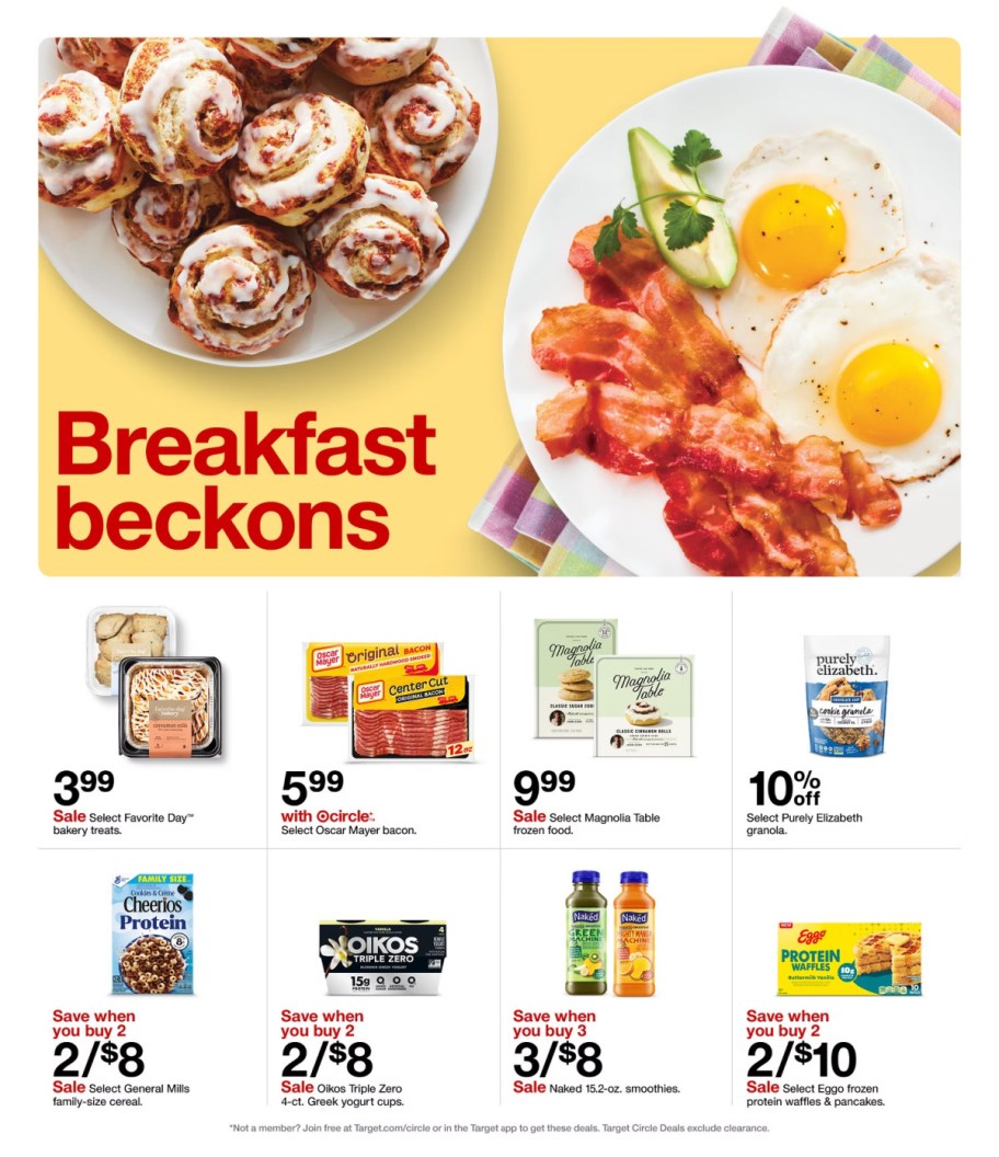 page from Target ad