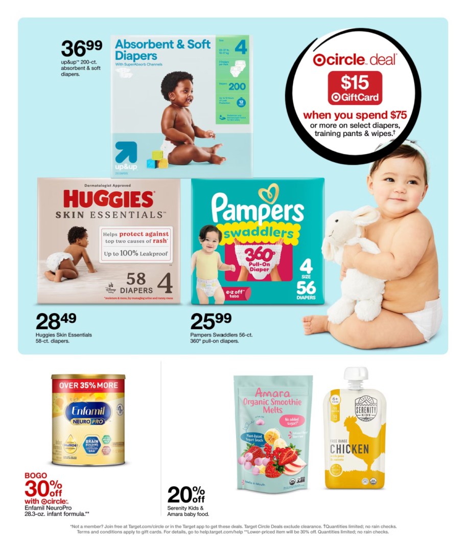 page from Target ad
