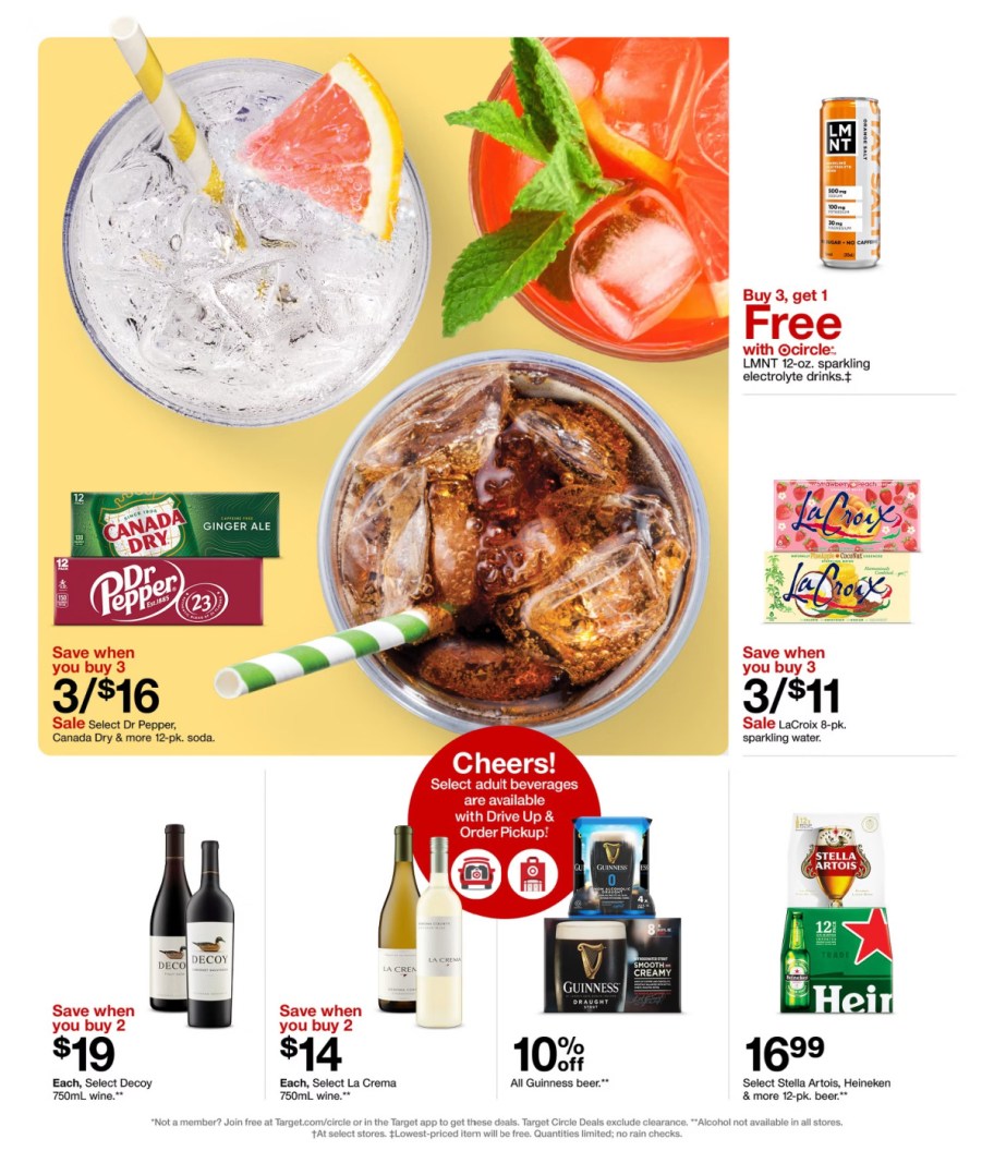 page from Target ad
