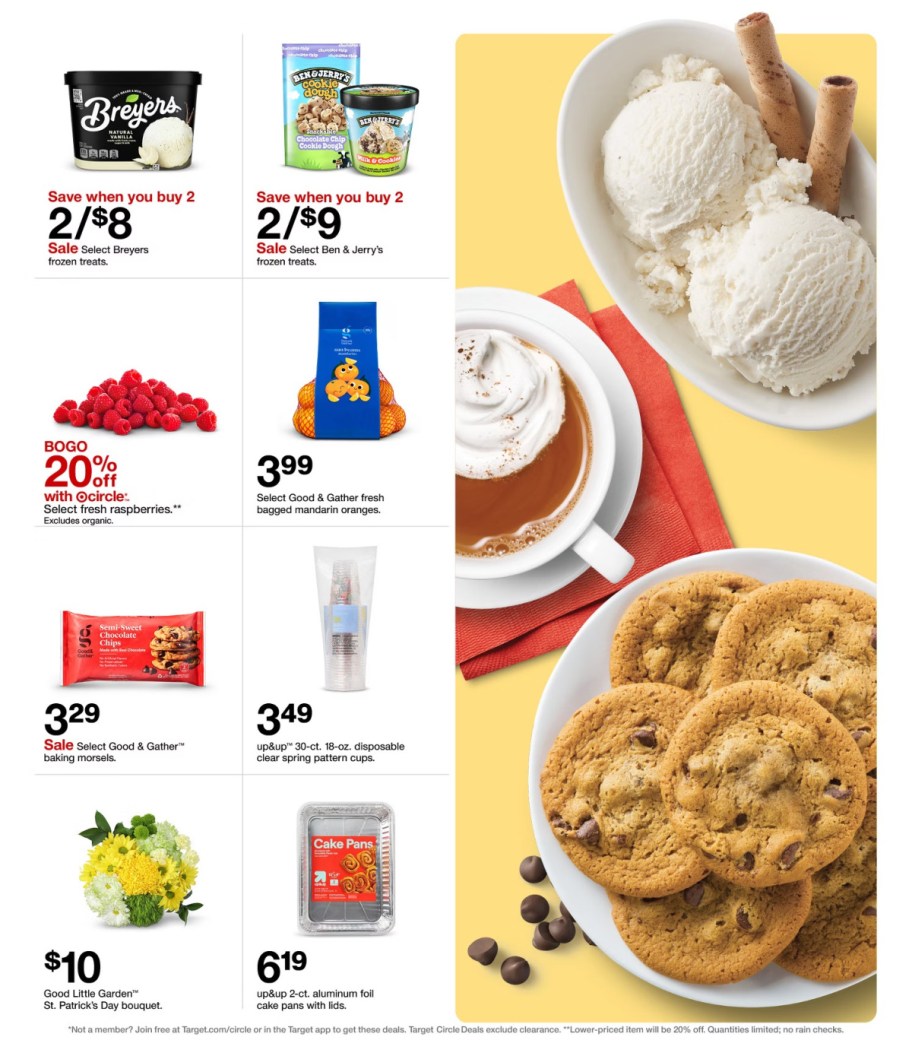 page from Target ad