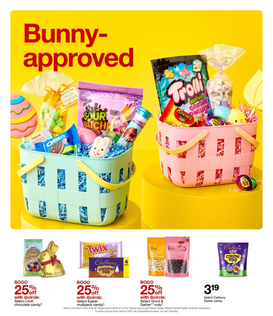 page from Target ad