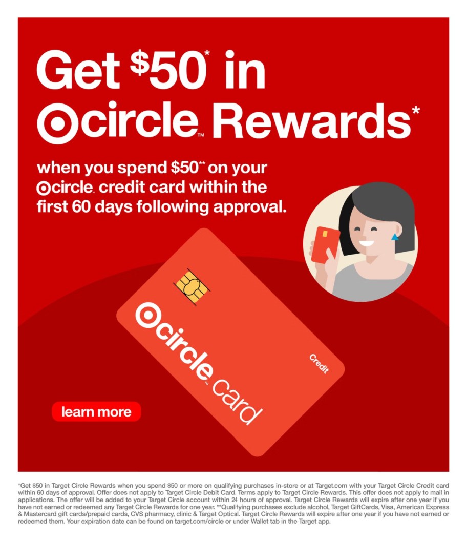 page from Target ad