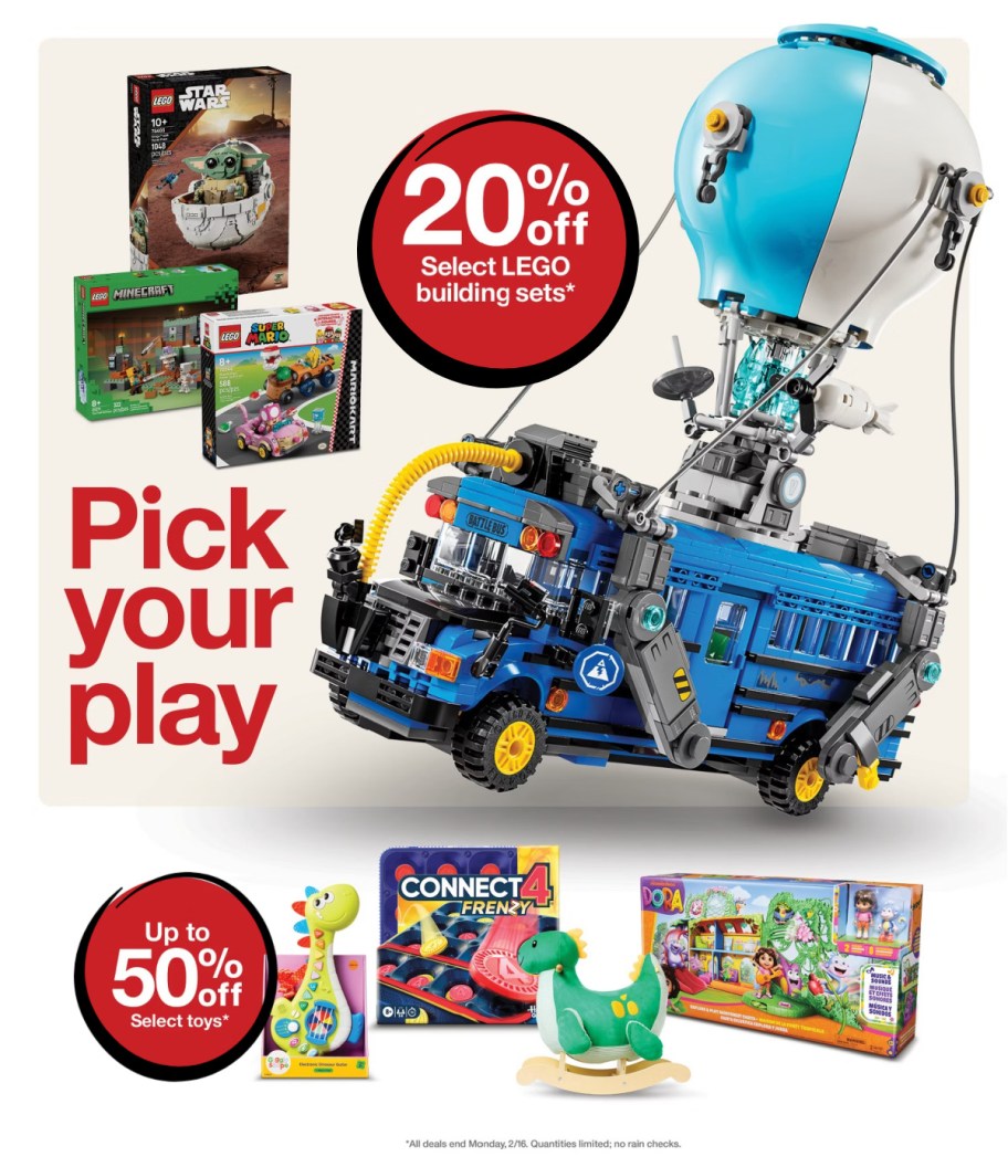 page from Target ad
