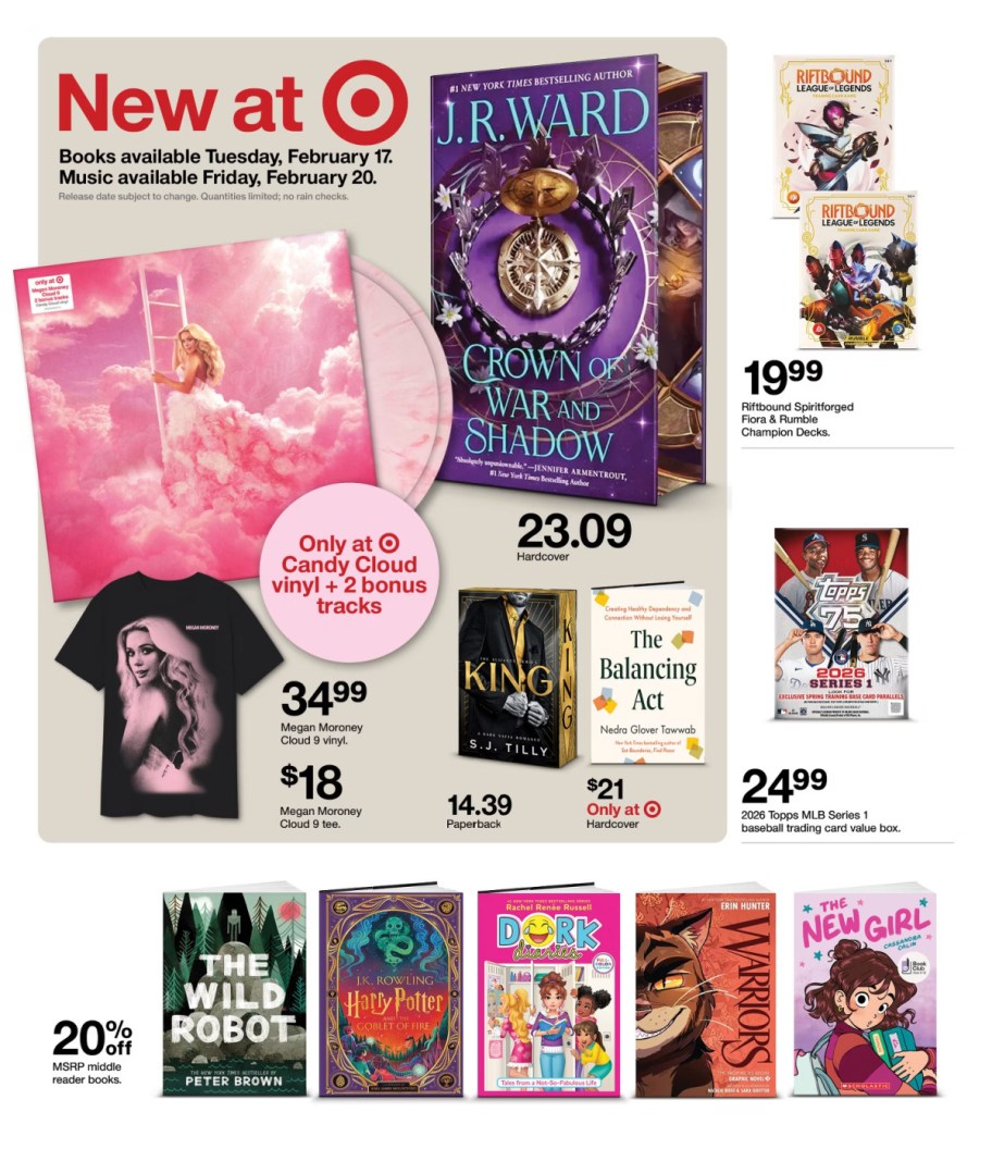 page from Target ad