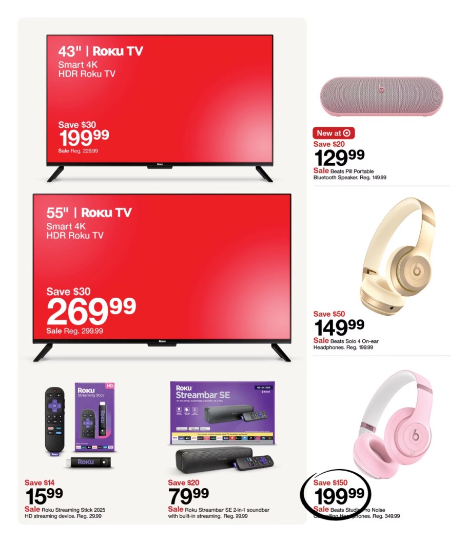 page from Target ad