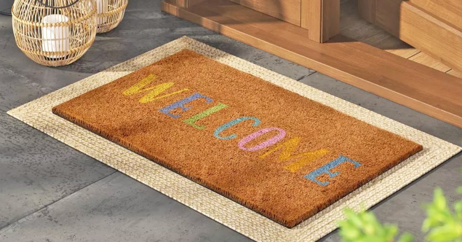 40% Off Target Rugs Sale | Spring Doormats Just $7.80