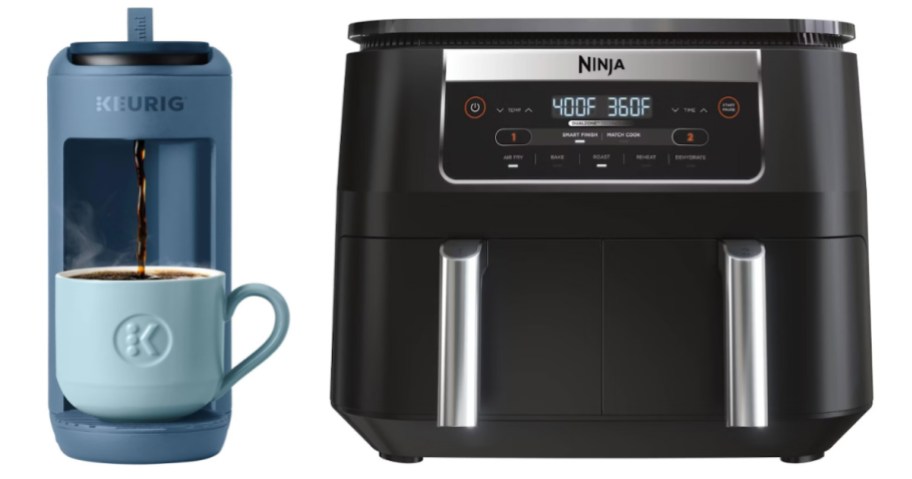 coffee maker and air fryer