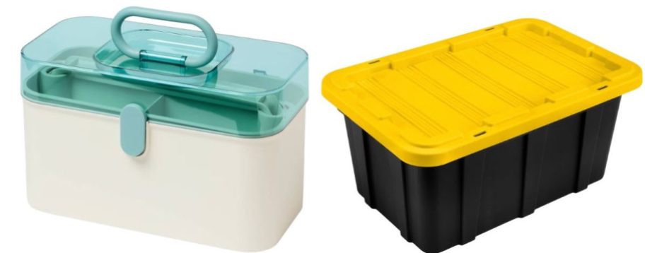 Brightroom totes in blue and black