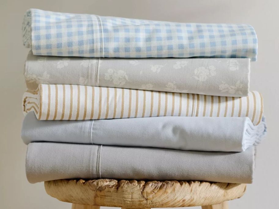 A Stack of The Big One Performance Sheets in different patterns