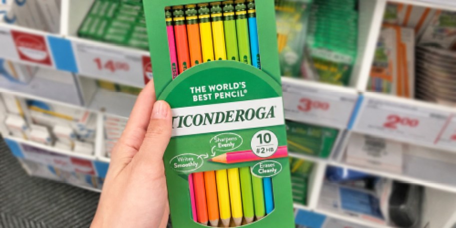 Ticonderoga Neon Pencils 10-Count Just $3.99 Shipped on Amazon