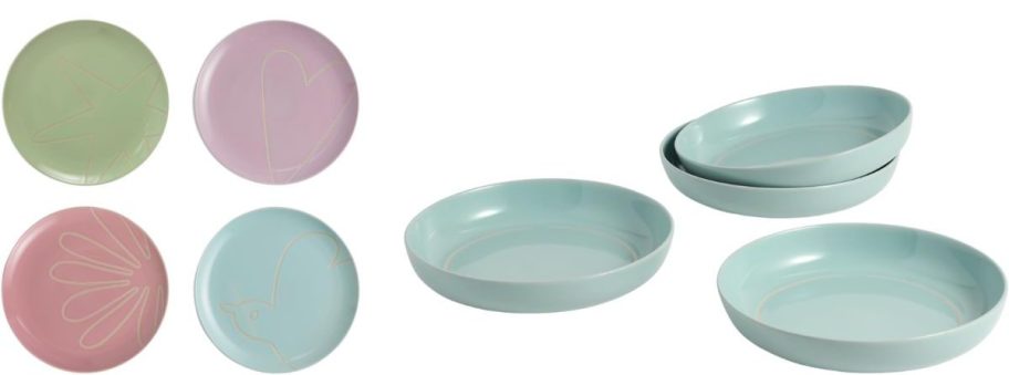 Tilly plates in different colors 