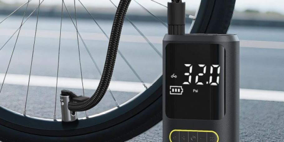 Portable Air Compressor Just $14.99 on Amazon (Reg. $30) | Fast & Compact