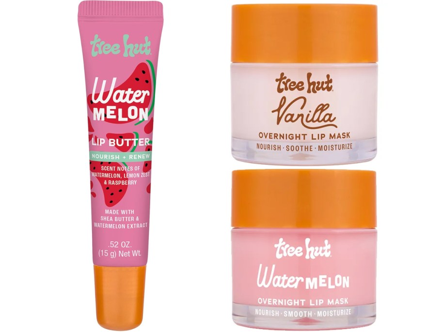 Tree Hut lip butter and lip masks