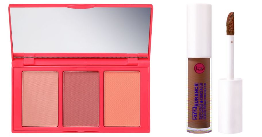 ULTA Beauty Collection Blush Trio Palette and J.Cat Beauty Staysurance Water-Sealed Zero Smudge Concealer