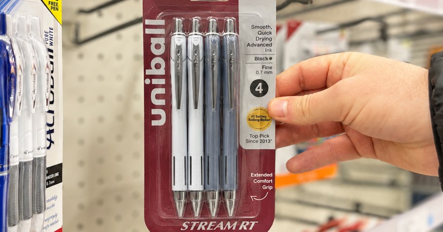 Uniball Gel Pens 4-Pack Just $3 Shipped on Amazon (Reg. $9)