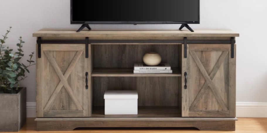 Up to 75% Off Walker Edison Furniture on Walmart | Barn Door TV Stand Only $85 Shipped