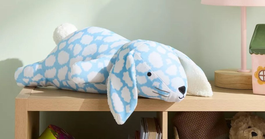 Pillowfort Weighted Cloud Bunny Plush throw Pillow