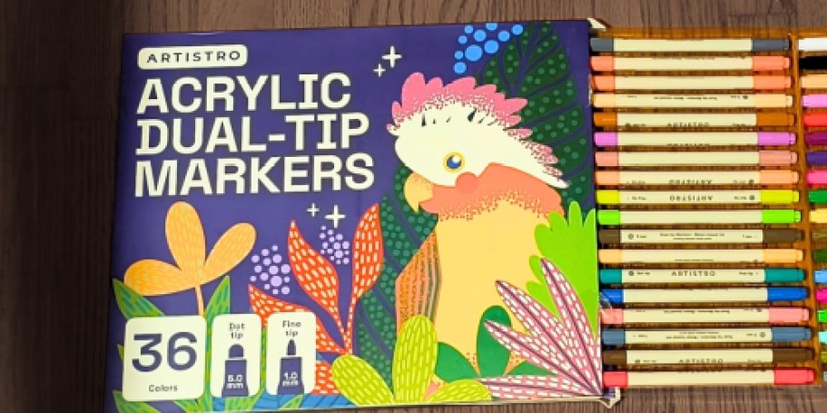 WOW! 36-Count Acrylic Paint Markers Just $9.48 Shipped on Amazon (Reg $22)