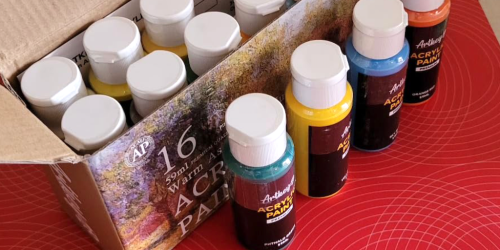 Acrylic Paint 24-Color Set Just $9.49 on Amazon (Regularly $19)