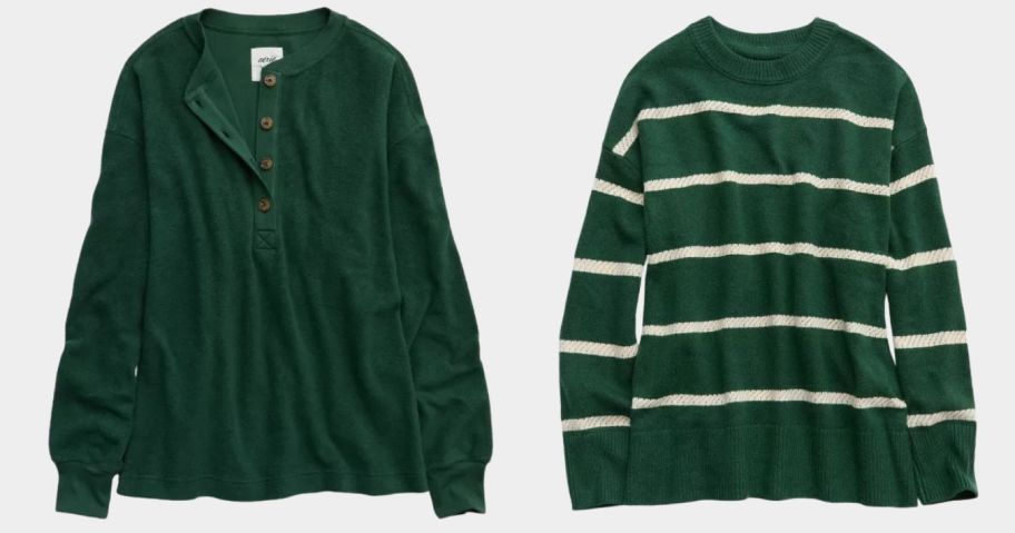 aerie sweatshirt and sweater