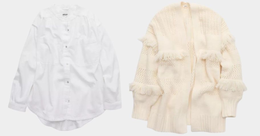 two aerie tops