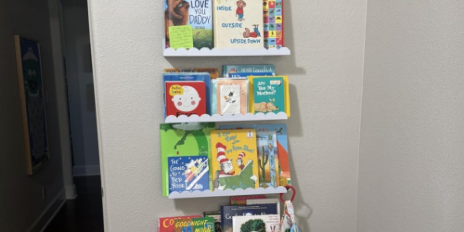 Grab FOUR Metal Floating Shelves for Just $12 on Amazon