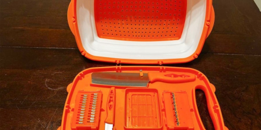 Collapsible Cutting Board w/ Knives AND Slicers Only $14 on Amazon