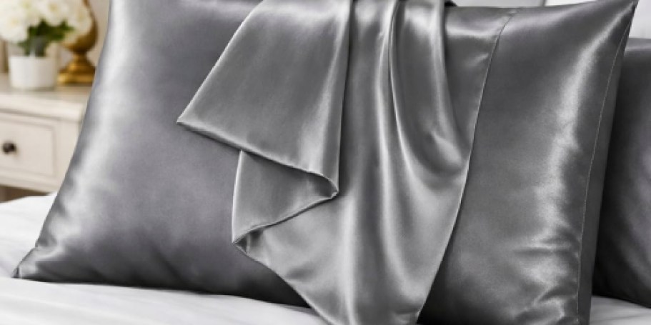 TWO Satin Pillowcases Just $3 Shipped for Amazon Prime Members (Great for Skin & Hair!)
