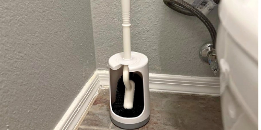 Toilet Bowl Brush Holder Set Only $5.99 Shipped for Amazon Prime Members (Reg. $12)