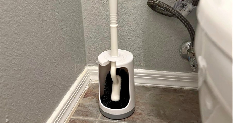 Toilet Bowl Brush Holder Set Only $5.99 Shipped for Amazon Prime Members (Reg. $12)