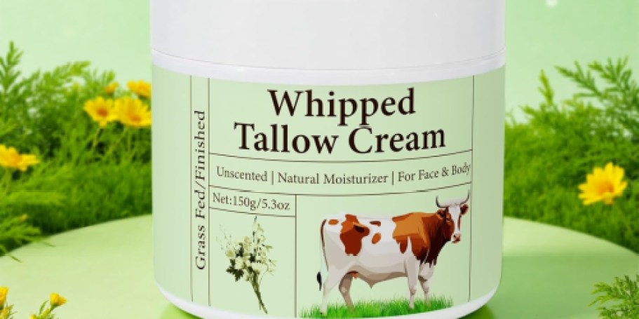Whipped Beef Tallow Moisturizer 2-Pack Only $8.74 Shipped on Amazon (Reg. $25)
