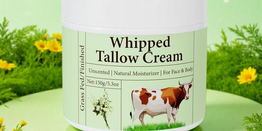 Whipped Beef Tallow Moisturizer 2-Pack Only $8.74 Shipped on Amazon (Reg. $25)