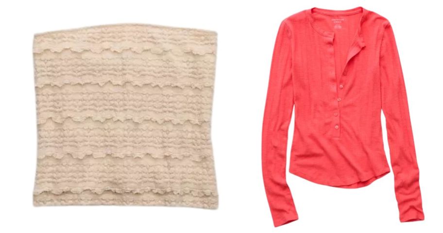 two women's american eagle tops