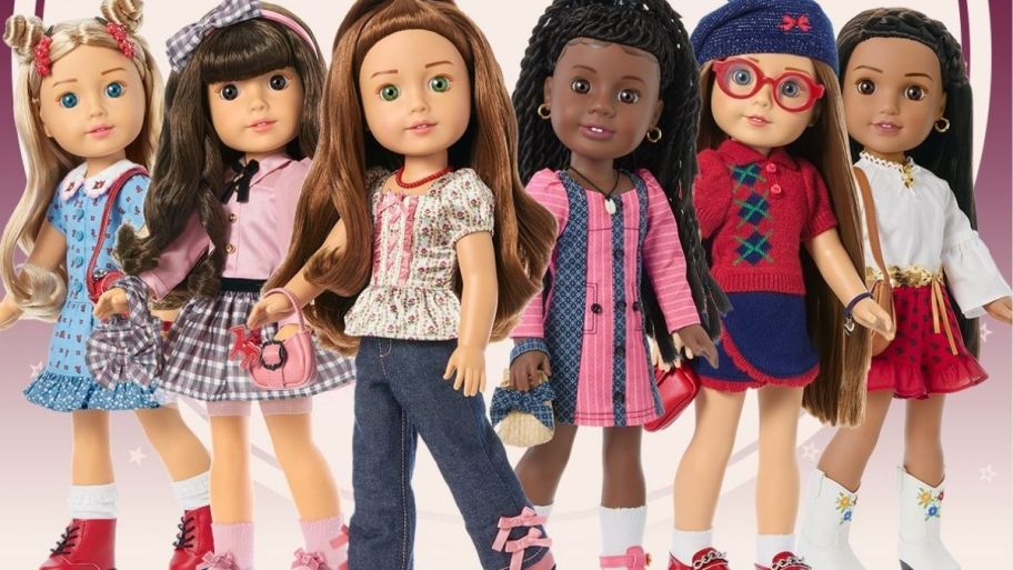6 new modern error american girl dolls 