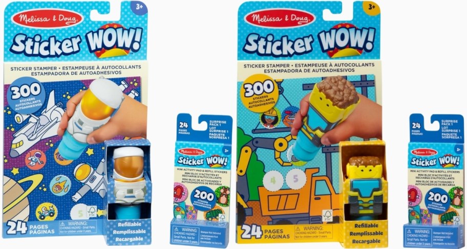 melissa & doug sticker wow bundle packs