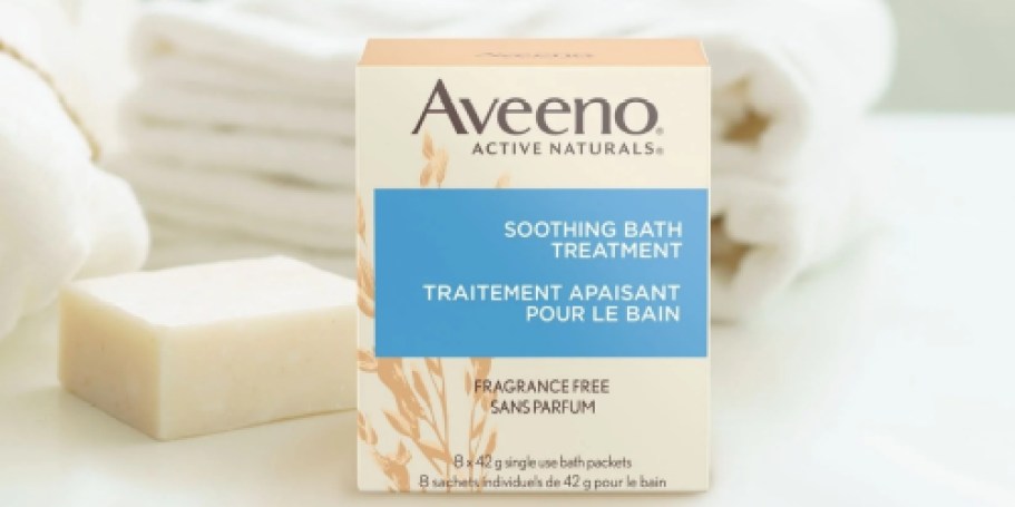 Aveeno Bath Treatment 8-Count Just $4.57 After Walmart Cash