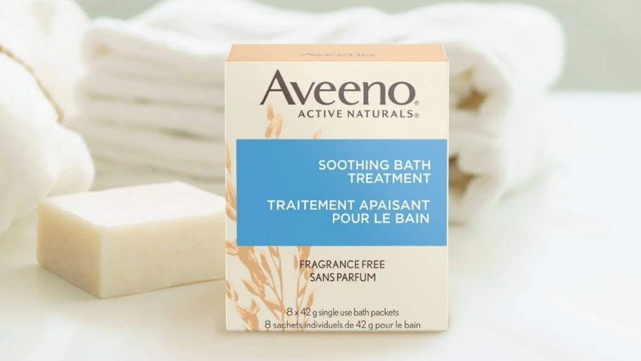 Aveeno Bath Treatment 8-Count Just $4.57 After Walmart Cash