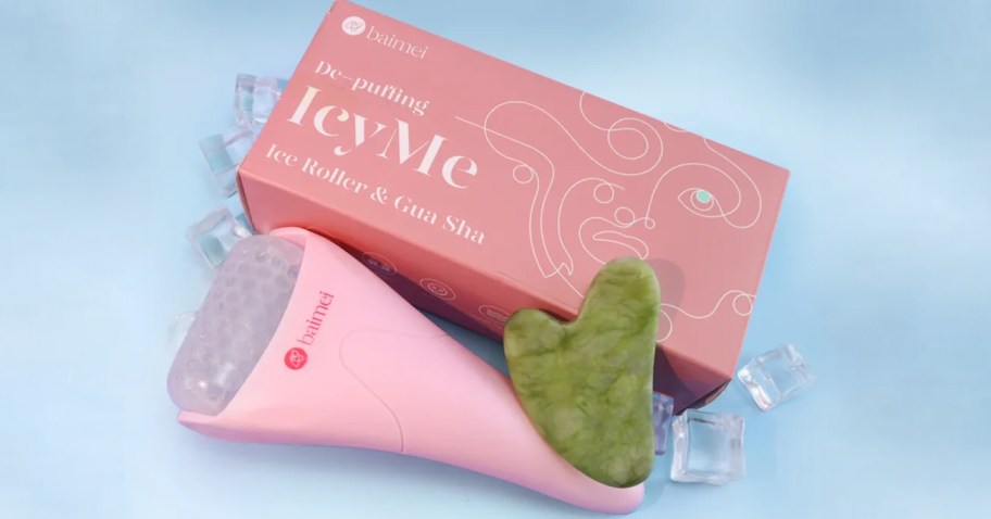 gua sha and jade roller skin care tools