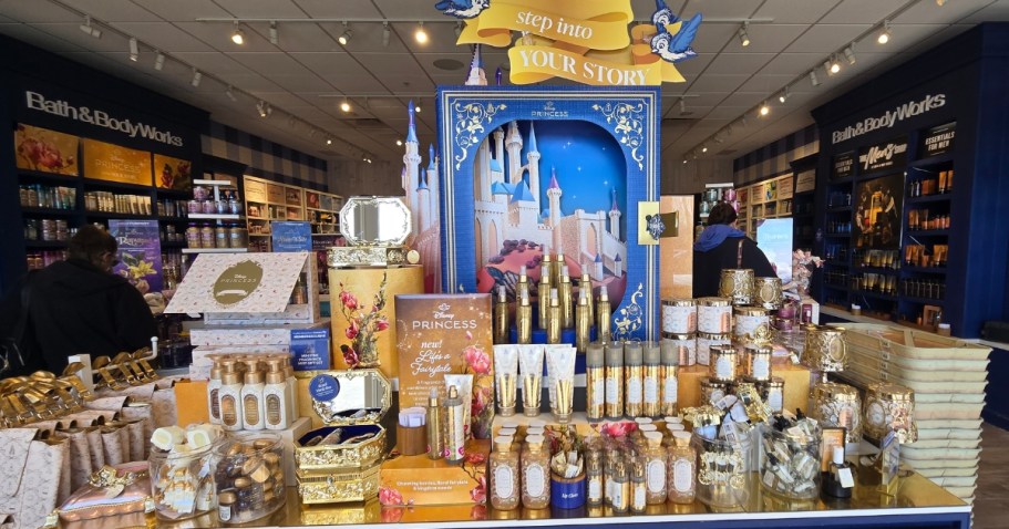 New Bath & Body Works Disney Princess Collection Available NOW & Selling FAST!