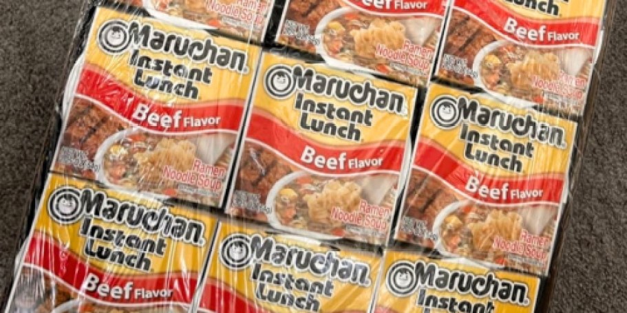 Maruchan Ramen Noodles 12-Pack Only $4.47 Shipped on Amazon